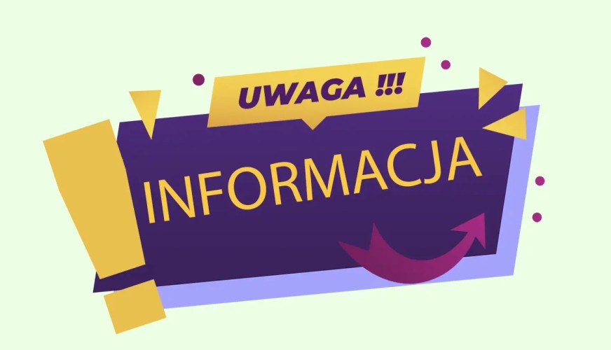 Plakat informacyjny