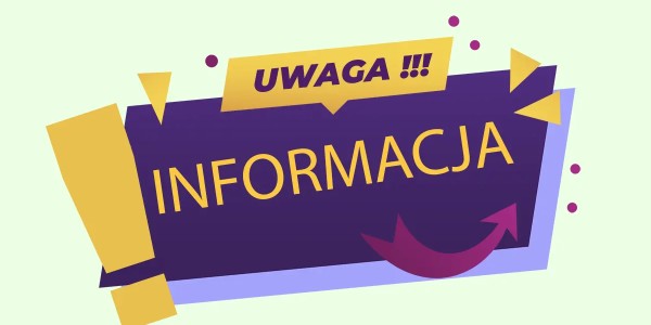 Plakat informacyjny